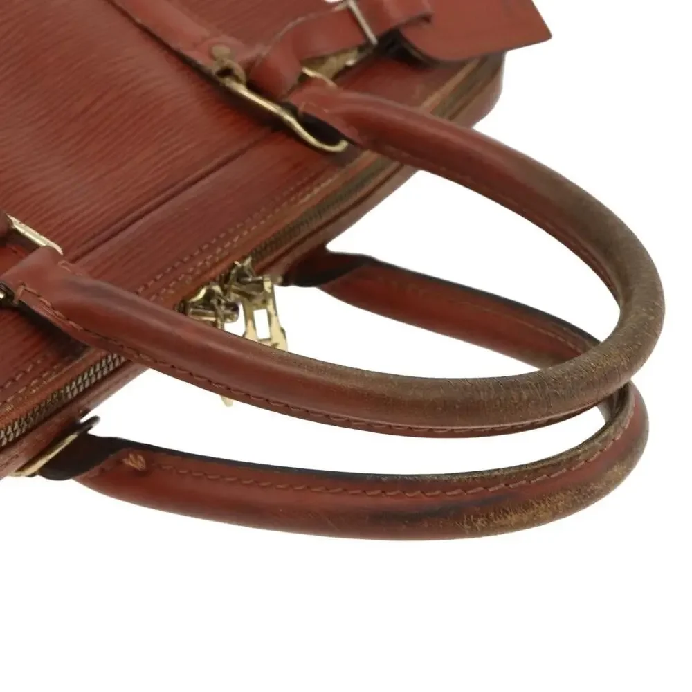 Louis Vuitton Epi Porte Documents Voyage Business Bag Brown